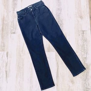 Levi’s 512 perfectly slimming skinny dark jeans